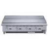 48" Griddler (24" Depth)  4-Burner Commercial  Griddle in Stainless Steel  with 4  legs