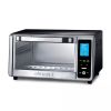 4-Slice Toaster Oven Air Fryer with 11 Cooking Functions Stainless Steel Gray