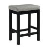 4pc Counter Height Dining Set Black Finish Counter Height Table w Drawer Built-in USB Ports Power Outlets and 3 Stools Casual Dining Furniture