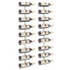 Wall-mounted Wine Rack for 9 Bottles 2 pcs White Iron