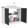 Utility Sink Vernal, Kitchen, White / Black