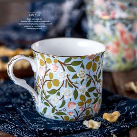 European Blue And White Mug (Option: Clover300ML-300ml)